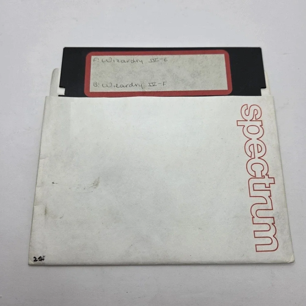 Vintage Wizardry I II III IV RPG 13 Disk Lot 5.25 Floppy Apple II Untested